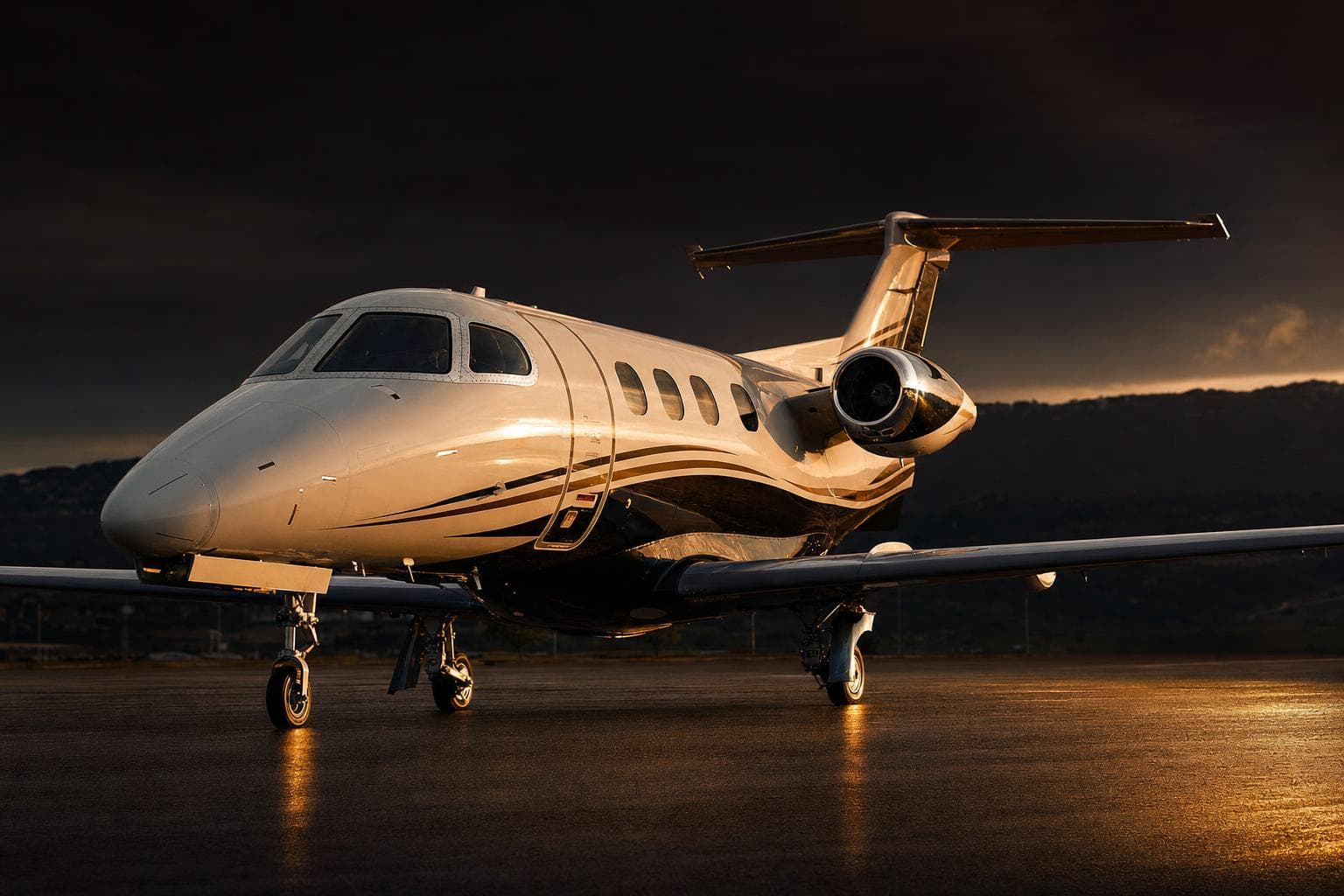 Phenom 100 private jet