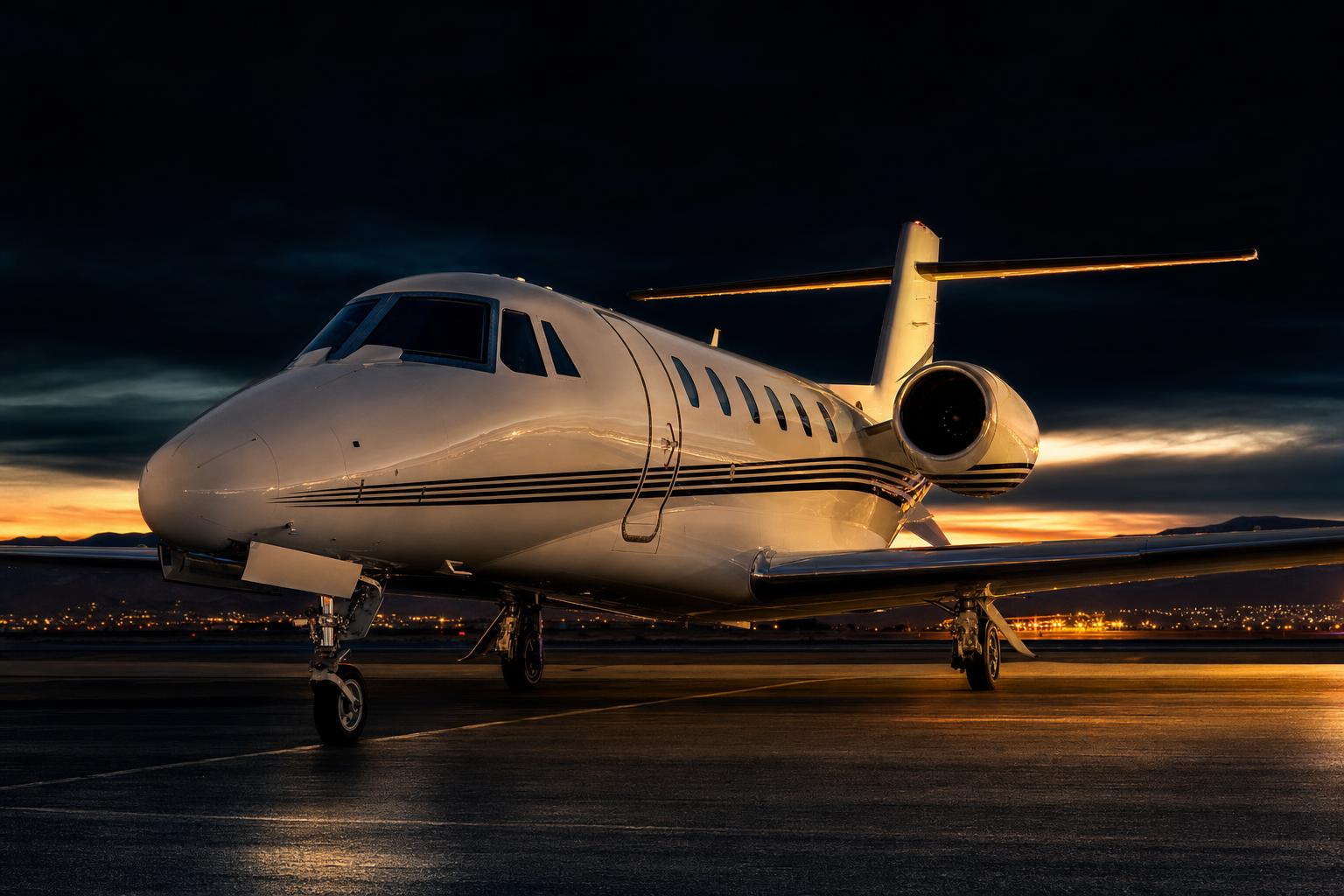 Midsize Jet charter aircraft