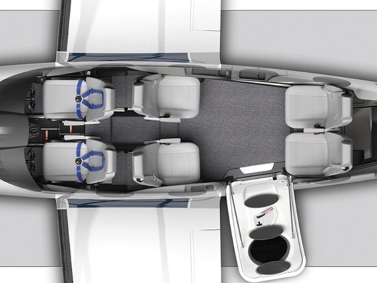 Epic E1000 cabin floorplan